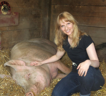 Kendra Coulter and Lenny. Photo supplied by Kendra Coulter.